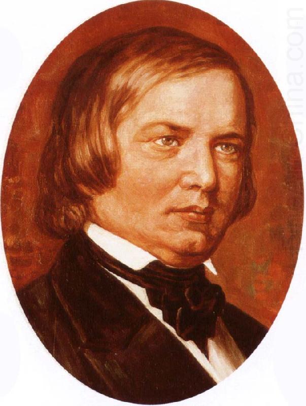 robert schumann painted by gustav zerner china oil painting image